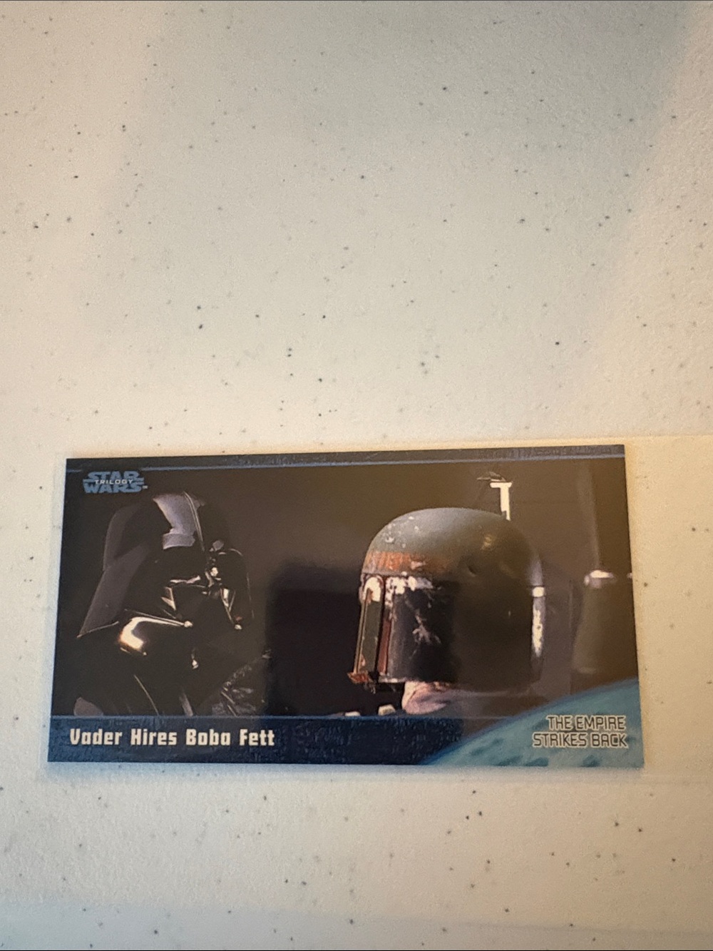 Topps Star Wars Wide Vision Card - Vader Hires Boba Fett